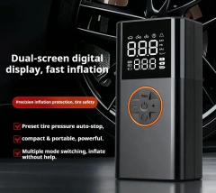 Compresor De Aire Portátil Digital Recargable Para Auto, bicicleta, moto, pelotas e inflables