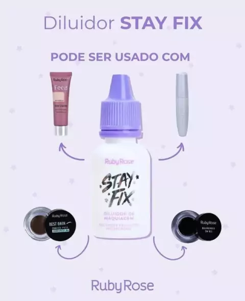 Ruby Rose Stay Fix Diluyente de maquillaje