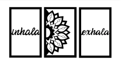 cuadro mandala inhala- exhala - comprar online