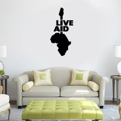 Imagen de Cuadro Decoración Pared Madera Enchapada Negro Malvinas