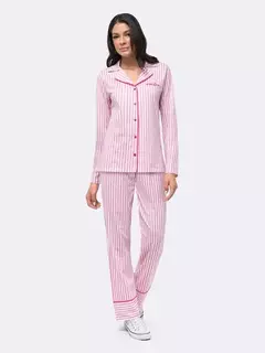 Pijama Manga Longa Americano Listrado Ref.: 20.13.0195 na internet