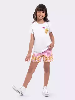 Pijama Manga Curta Infantil Bear Hunter - comprar online