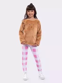 Pijama Manga Longa Infantil com Legging Ursinho Ref.: 20.13.0150 - comprar online