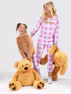 Pijama Manga Longa Infantil com Legging Ursinho Ref.: 20.13.0150 - MARA Homewear