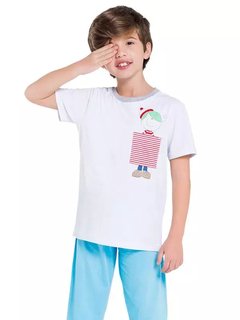 Pijama Curto Masculino Com Calça Eddie