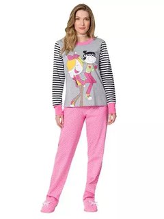 Pijama Longo Adulto - De Bem Com A Vida - comprar online