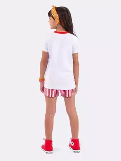 Pijama Manga Curta Infantil Mini Chef - Acompanha Canetinha Acrilex e Saquinho de Malha na internet
