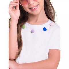 Pijama Manga Curta Infantil Candy Rainbow - MARA Homewear