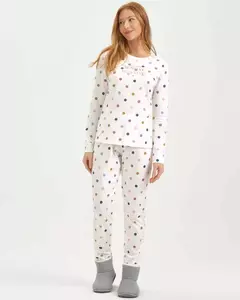 Pijama Manga Longa - 2010142 - comprar online