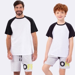 Pijama Manga Curta Masculino OFF - loja online