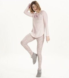 Pijama Manga Longa Com Legging - 12570 - comprar online