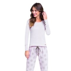 Pijama Manga Longa Blooming na internet