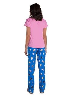 Pijama Manga Curta com calça Bia Estrelar na internet