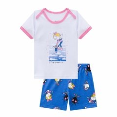 Pijama Manga Curta Bebê Bia Estrelar na internet