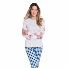 Pijama Manga Longa Candy na internet