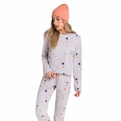 Pijama Manga Longa Stars - comprar online