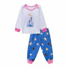 Pijama Manga Longa Bebê Bia Estrelar na internet