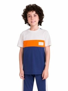 Pijama Manga Curta com Calça Masculino Infantil Just Breath