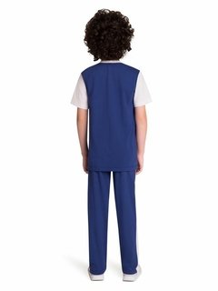 Pijama Manga Curta com Calça Masculino Infantil Just Breath - MARA Homewear