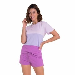 Pijama Manga Curta Kiss - comprar online