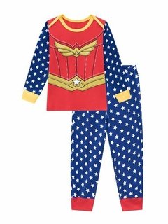 Pijama Manga Longa Bebê Super Heroina