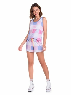 Pijama Regata Candy Colors na internet