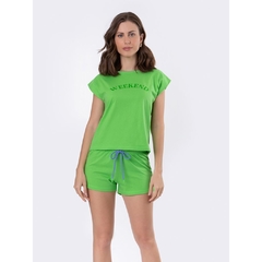 Pijama Regata Muscle Tee Verde - comprar online