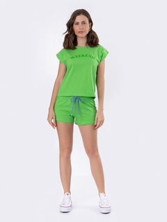 Pijama Regata Muscle Tee Verde na internet