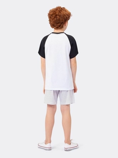 Pijama Manga Curta Masculino Infantil OFF na internet