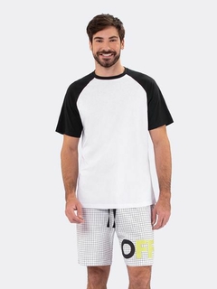 Pijama Manga Curta Masculino OFF