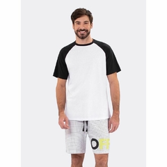 Pijama Manga Curta Masculino OFF - comprar online