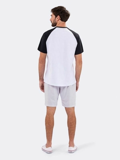 Pijama Manga Curta Masculino OFF na internet