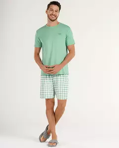 Pijama Manga Curta Masculino 2030090 - comprar online