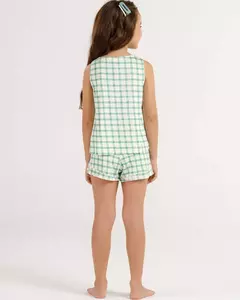 Pijama Feminino Infantil Regata com Shorts 2050068 - loja online