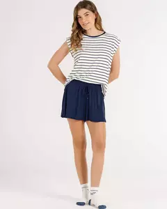 Conjunto Feminino Manga Curta com Shorts 2010442 - comprar online