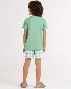 Pijama Manga Curta Infantil Masculino 2060032 na internet