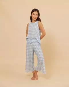 Conjunto Feminino Regata Com Calça Midi 2010436 - MARA Homewear