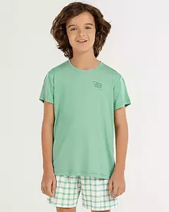 Pijama Manga Curta Infantil Masculino 2060032