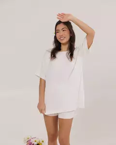 Conjunto Feminino Manga Curta com Shorts 2010393 - MARA Homewear