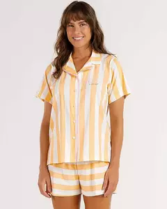 Pijama Feminino Manga Curta Americano com Shorts 2010306