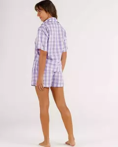 Pijama Feminino Manga Curta Americano com Shorts 2010515 - MARA Homewear