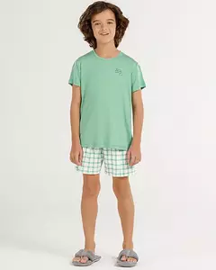 Pijama Manga Curta Infantil Masculino 2060032 - comprar online