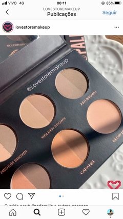 Paleta para Sombracelha Eyebrow Ruby Rose  na internet