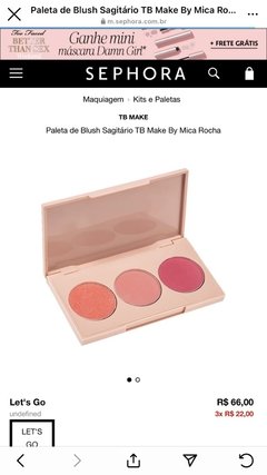 Paleta de Blush Sagitário Zodíaco Mica Rocha - Qmulher Cosmeticos  & Acessórios
