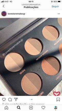 Paleta para Sombracelha Eyebrow Ruby Rose 