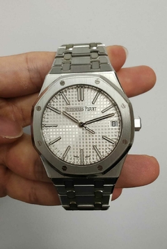 "50th Anniversary" CHEAPEST Unpolished Mint Audemars Piguet Royal Oak 15510st White Silver Full Set