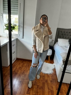 JEANS WIDE LEG ROTURAS - comprar online