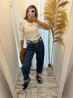 REMERA MANGA PRINCESA BRODERIE