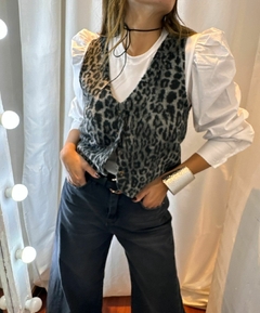 CHALECO ANIMAL PRINT