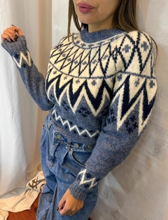 SWETERS ROMBOS - NATALIA DE BLANCO